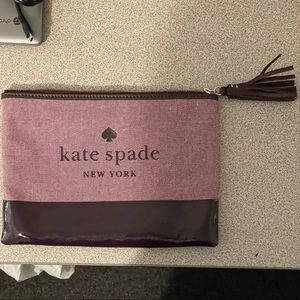 Kate Spade tassel zipper clutch